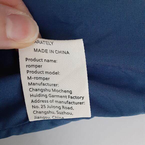 MurmurBear Baby Bunting Thermal Snowsuit Diaper Zip Blue Faux Fur Toddler 2T - Picture 10 of 15